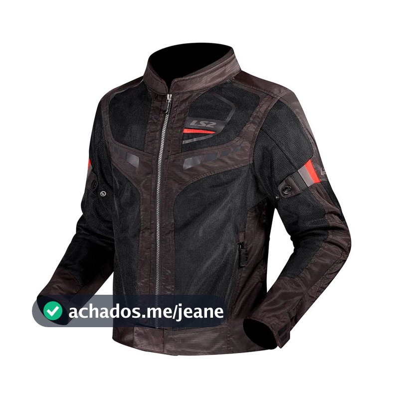 JAQUETA LS2 GARDA PRETO