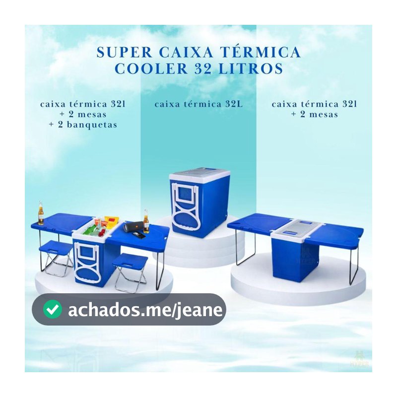 Super Caixa Termica Cooler 32L Arqplast