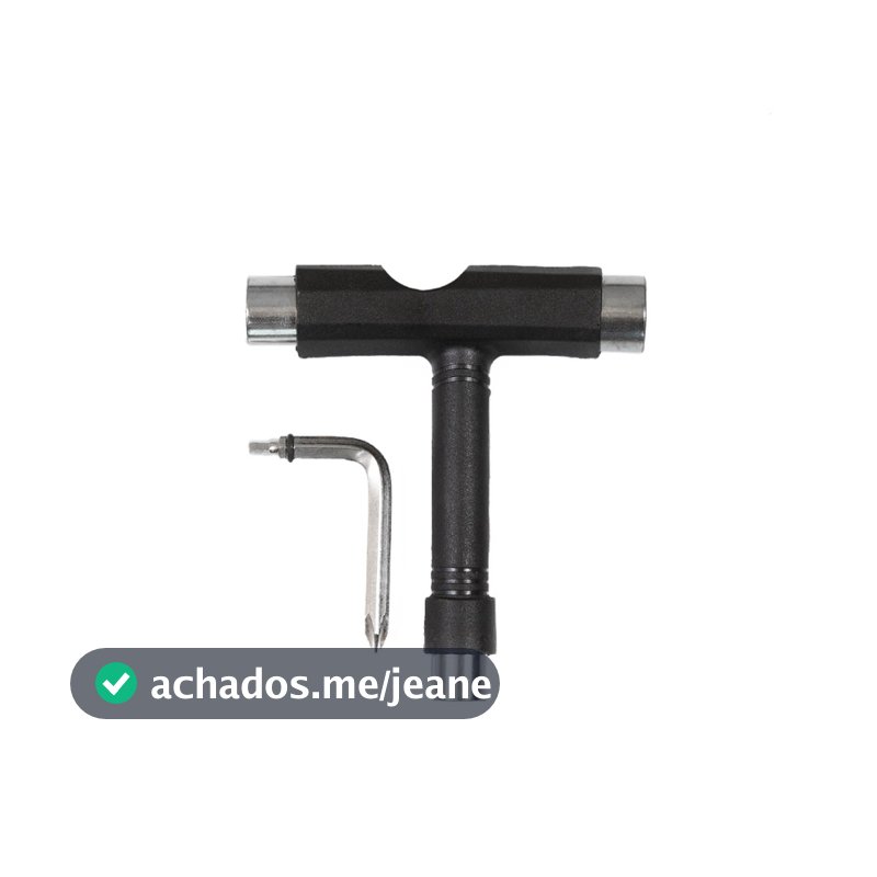 Chave T Skate Profissional Ferramenta Montagem Longboard Truck Roda Manutenção Universal