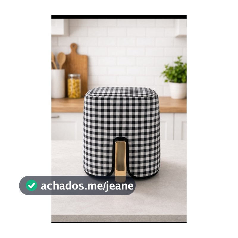 Capa Para Air Fryer Fritadeira Elétrica 4 a 4,5 e 12 Litros Tecido Impermeável