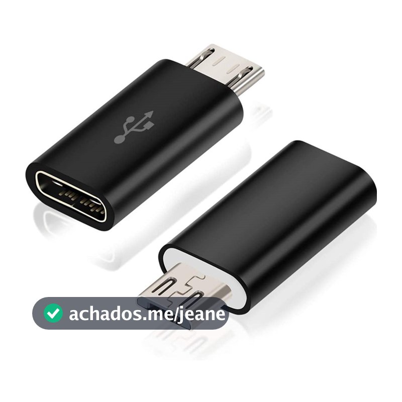 Mini Adaptador / Conversor De Dados / Carregador Tipo C Para Android / Micro Usb Para Celular
