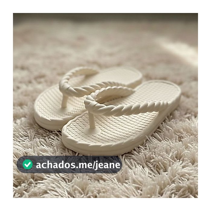 Sandália Trançada Chinelo Nuvem Feminina Ortopédica Leve e Macia - Envio Rápido