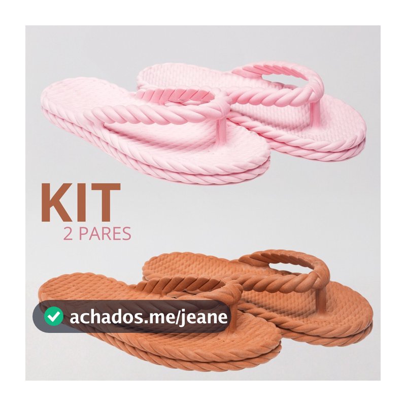 Kt Chinelo Sandalia Feminina Verão Leve Confortavel