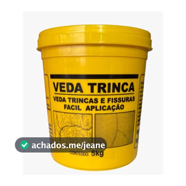 Veda Trinca De Parede Selante Para Rachaduras Spartex 5kg