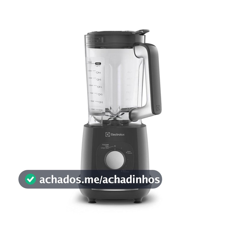Liquidificador Electrolux 1000W 2.7L Efficient TriForce 5 Velocidades Cinza (EBL1000)