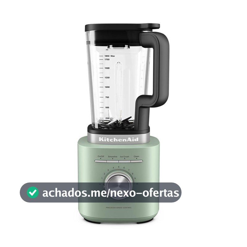 Liquidificador KitchenAid Pure Power com 10 Velocidades e Jarra de Vidro com 2 Litros Cardamom - KUC20AH