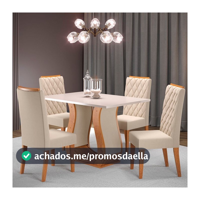 Mesa de Jantar 4 Lugares Los Angeles