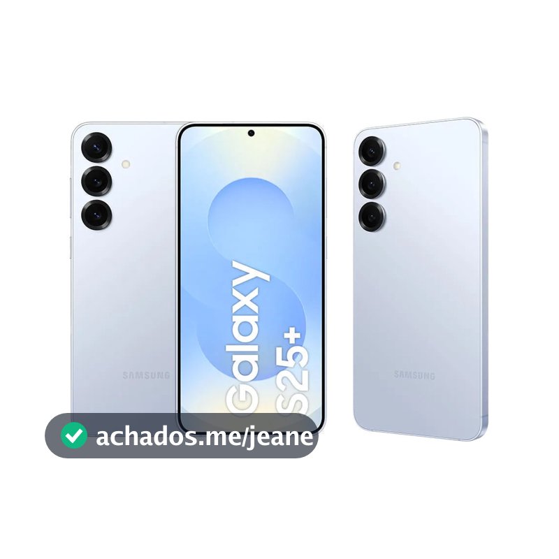 Celular Samsung Galaxy S25+ 5G, 256GB, 12GB RAM, Câmera Tripla de 50+12+10, Tela Grande de 6.7"