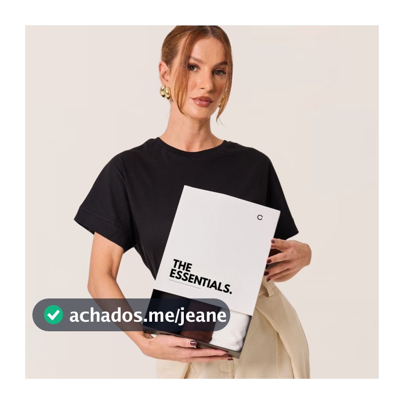 Kit 3 T-Shirts Oversized Classic Algodão Cléa Store