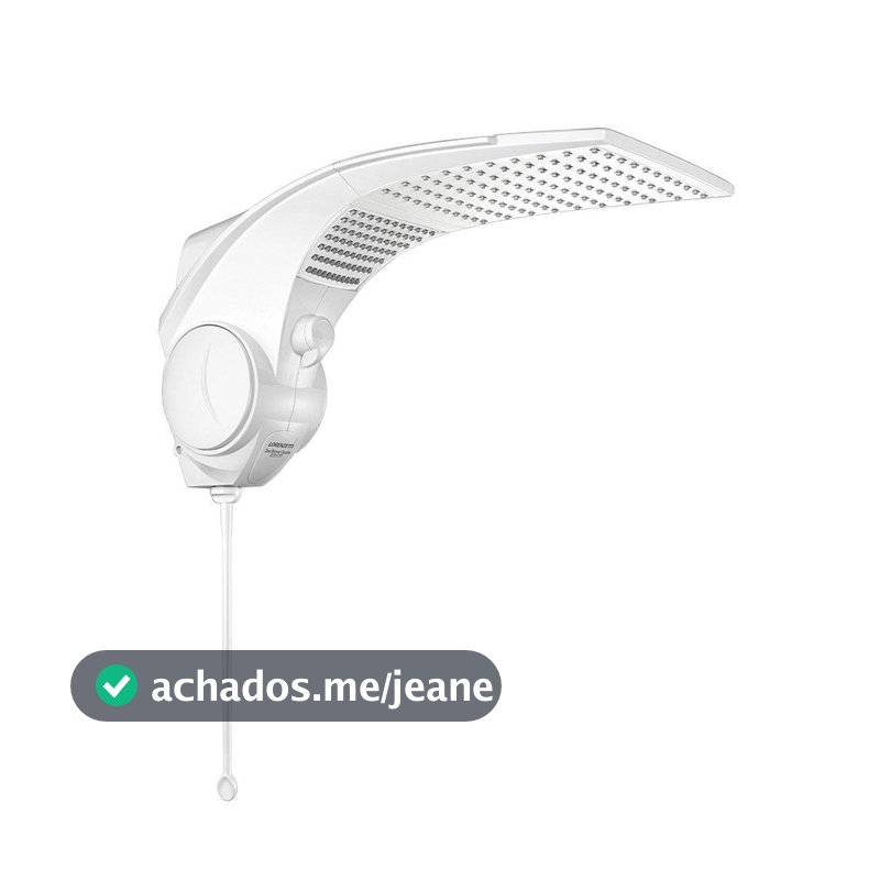 Chuveiro Lorenzetti Duo Shower Quadrada Eletrônico 7500W