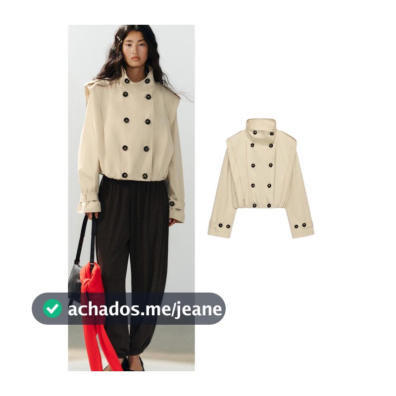 Outono novos produtos jaqueta corta-vento curta decorativa plissada feminina 5063701
