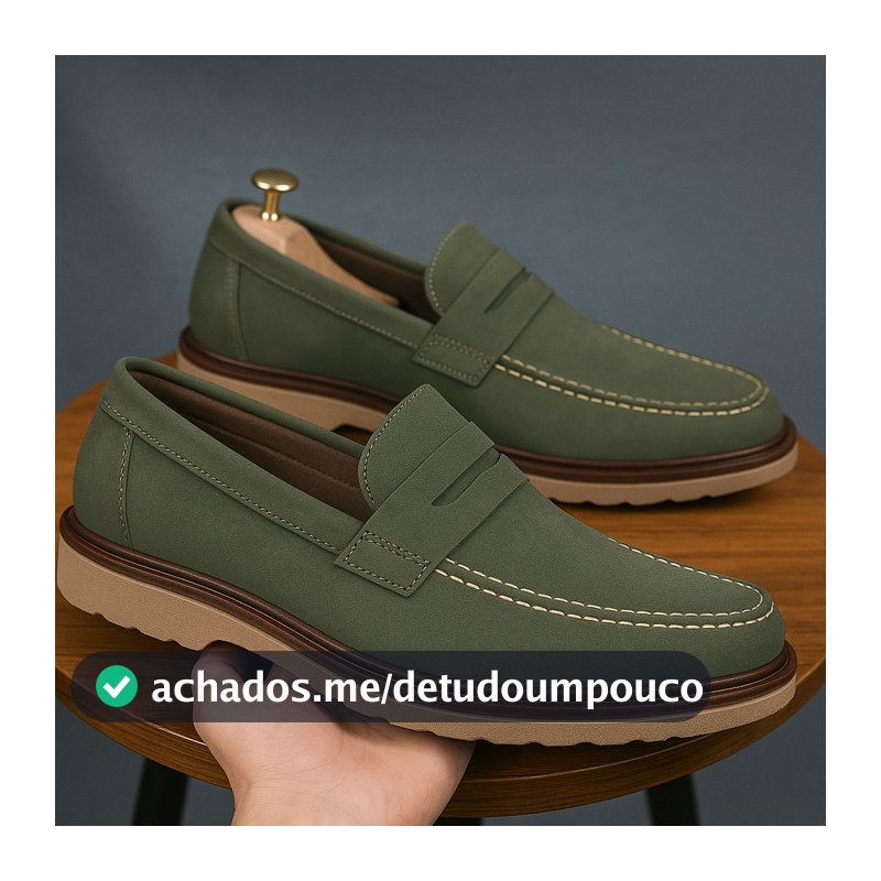 Sapato Oxford Masculino Nobock Camurça Ajuste Cadarço Preto Promoção