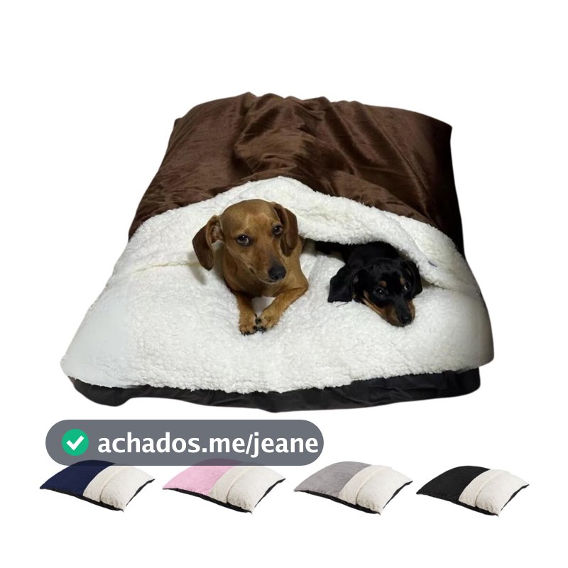 Caminha de Cachorro Cama Pet Saquinho de Dormir Para Gato Pele de Carneiro Canguru