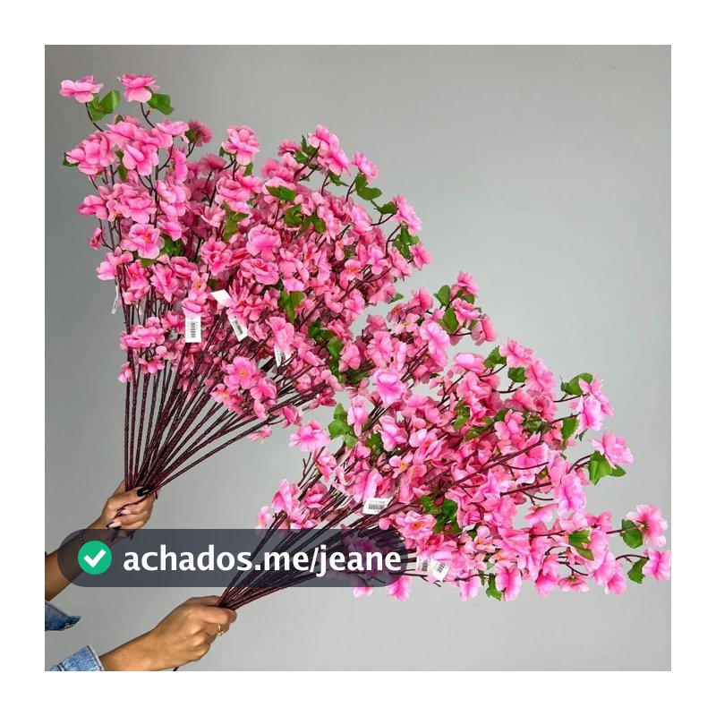 Kit 10 a 40 Buquê De Flores De Cerejeira Artificial, Flor Pessegueiro, Estilo oriental Decoração 65CM -A-504