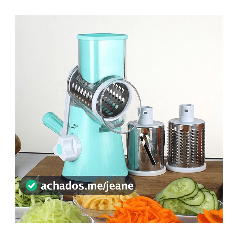 【Matougui】 Cortador multifuncional de mesa para frutas e legumes / ralador com três lâminas, ralador manual