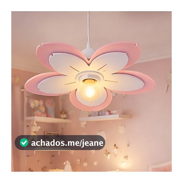 Lustre Infantil Flor - Lustre Para Quarto Infanti