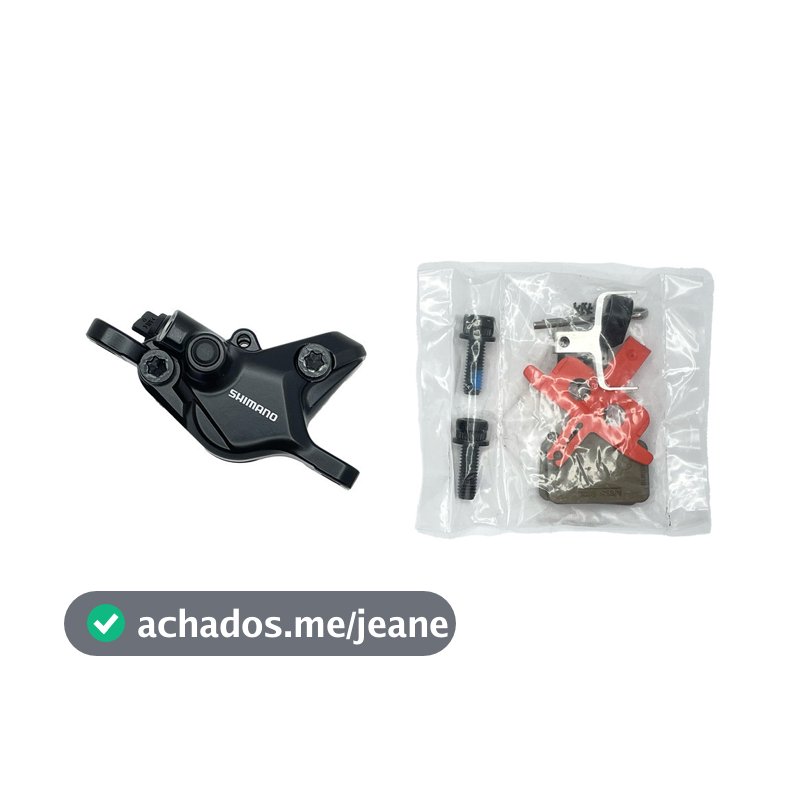 PINÇA DE FREIO HIDRÁULICO SHIMANO DEORE BR-MT410 DIANTEIRO OU TRASEIRO - PRETO