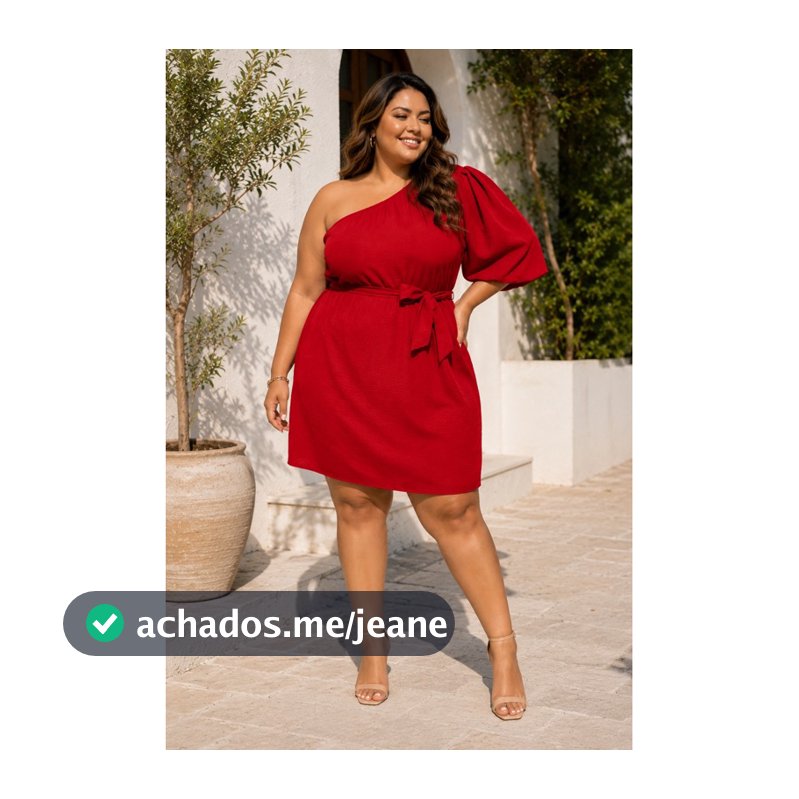 Vestido Feminino Luxo Plus Size Curto Mula Manca Com Faixa Duna Tamanho Grande Festa