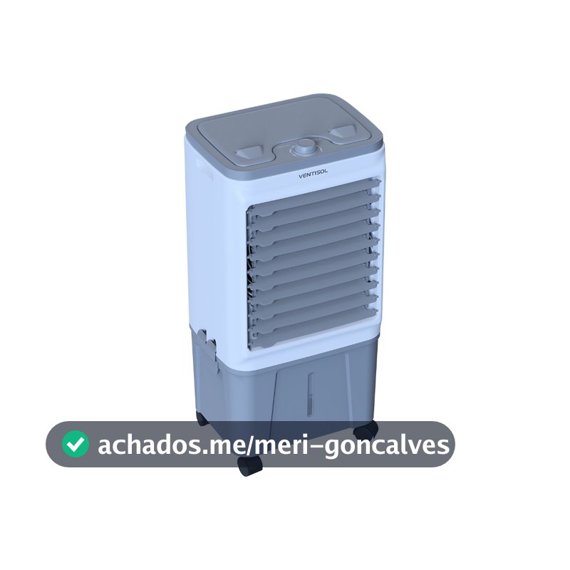 Climatizador Ar Ventisol Portátil Turbo Evaporativo 16 Litros 5 em 1 Umidificador CLIN16 PRO 130W