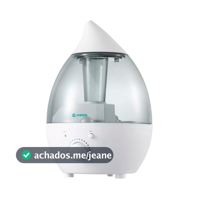 Umidificador De Ar Ambiente Ultrassônico 1,5L Bivolt 110/220v