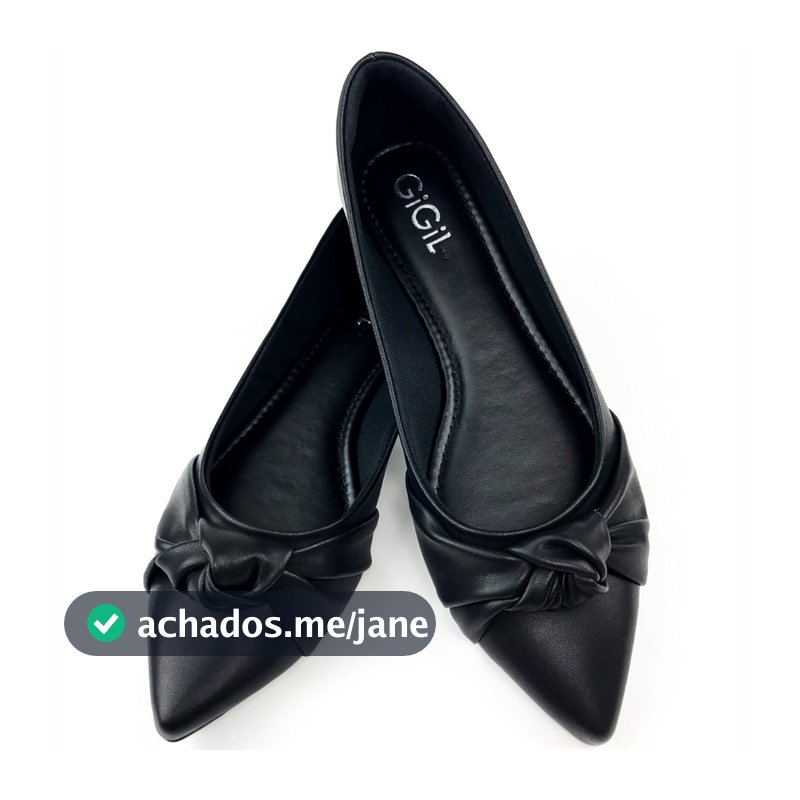 Sapatilha GiGiL Feminina Rasteirinha Sandalia Sapato Scarpin Moda