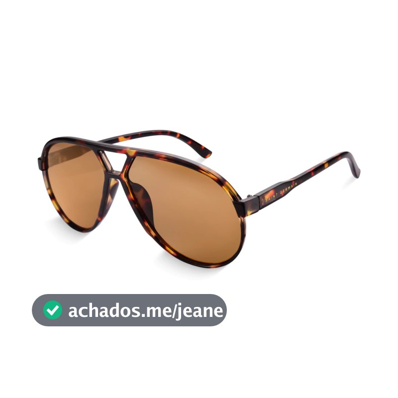 Óculos De Sol Aviador Retrô Saint Germain Uv400
