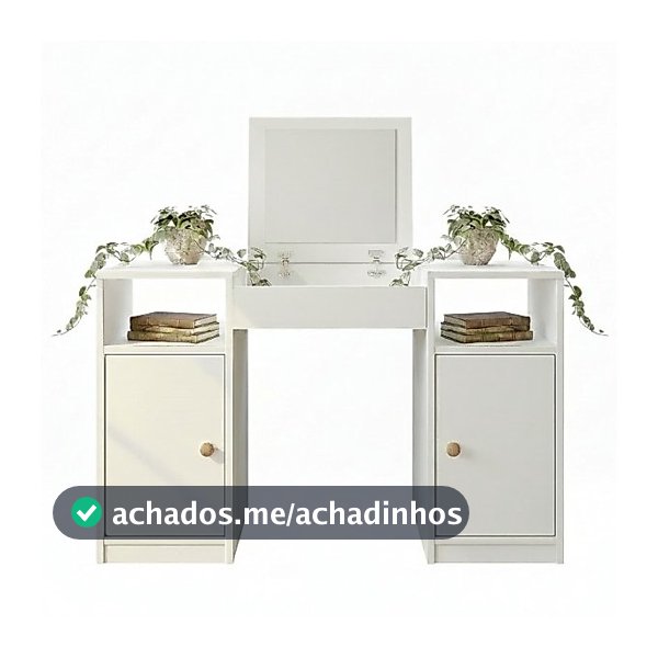 QUEIMA DE ESTOQUE!!! Penteadeira Compacta com Espelho Interno - Cores