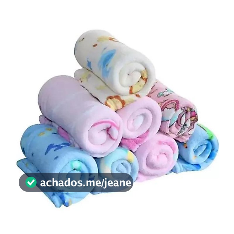 Kit 3 Peças Manta Infantil Soft Microfibra Bebe Estampado Menino/Menina