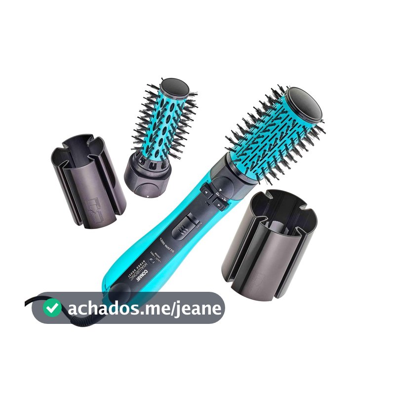 Escova Secadora e Alisadora Rotativa Rotating Hyaluronic Conair Bivolt