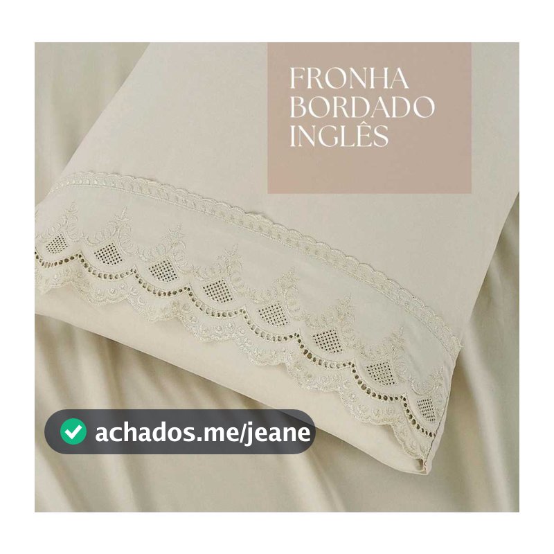 Fronha com Bordado Inglês 70cm x50cm Micro Percal Várias Cores Oferta Kit e Avulsa