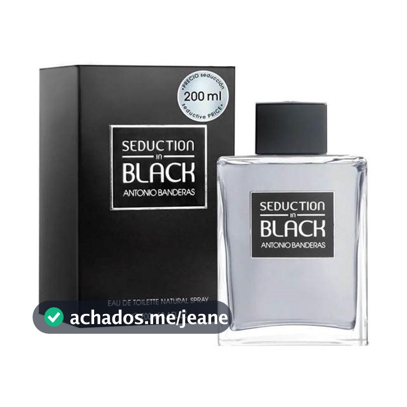 Antonio Banderas Seduction In Black Masculino Eau de Toilette