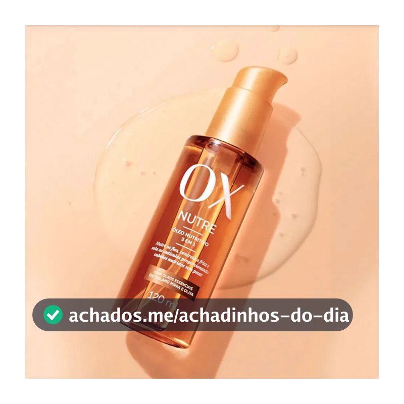 Óleo Nutritivo Ox Nutre 3 em 1 120ml