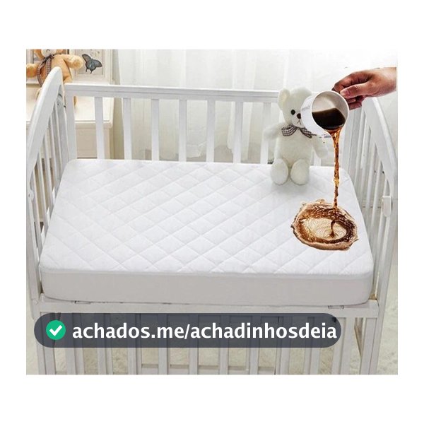 Lençol de berço Impermeável com Elastico Americano e Nacional