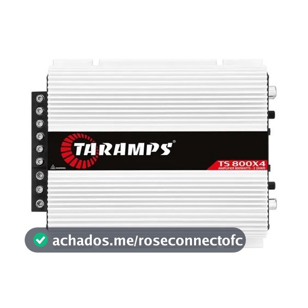 Modulo Amplificador Taramps Ts800 800w Rms 4 Canais 2 Ohms