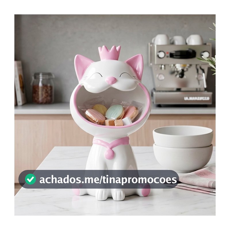 Baleiro Porta-Objetos Vaso Decorativo para Mesa de Jantar Luxo Cerâmica Decorar Cozinha Bomboniere