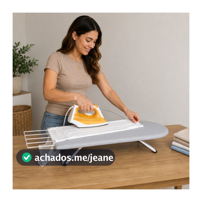 Mesa Tabua de Passar Roupa Portátil Pé Dobrável Cama Mesa Porta Ferro