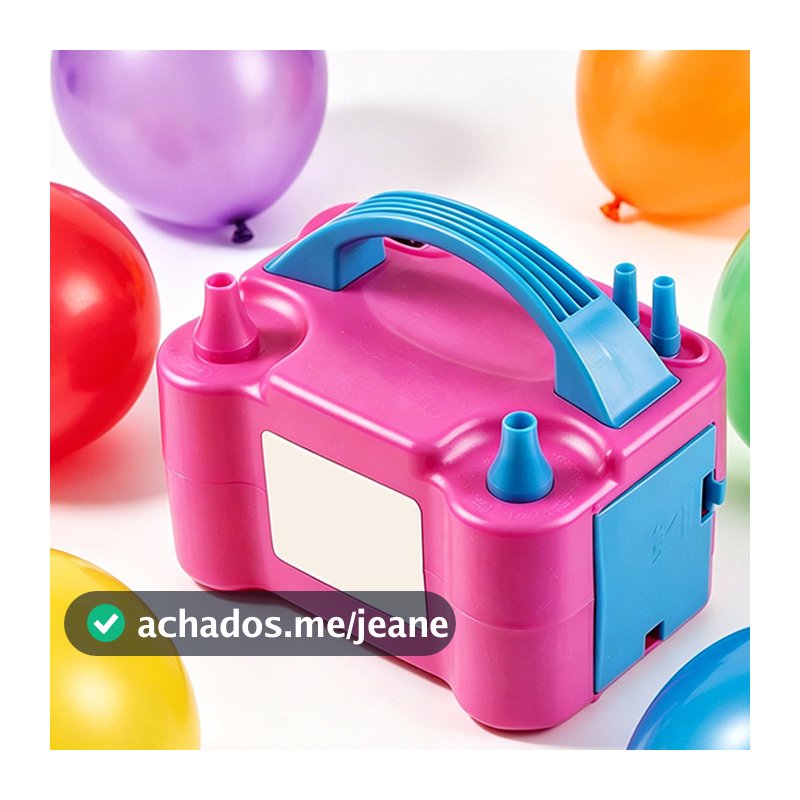 Bomba Inflável Elétrica Balões Bexigas 110v 220v Inflador Automático Decoração De Ambientes