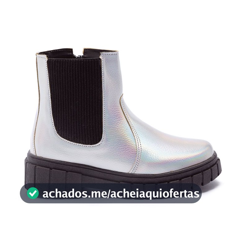 Bota Chelsea Infantil Menina Coturno Confortável Lançamento Tininha