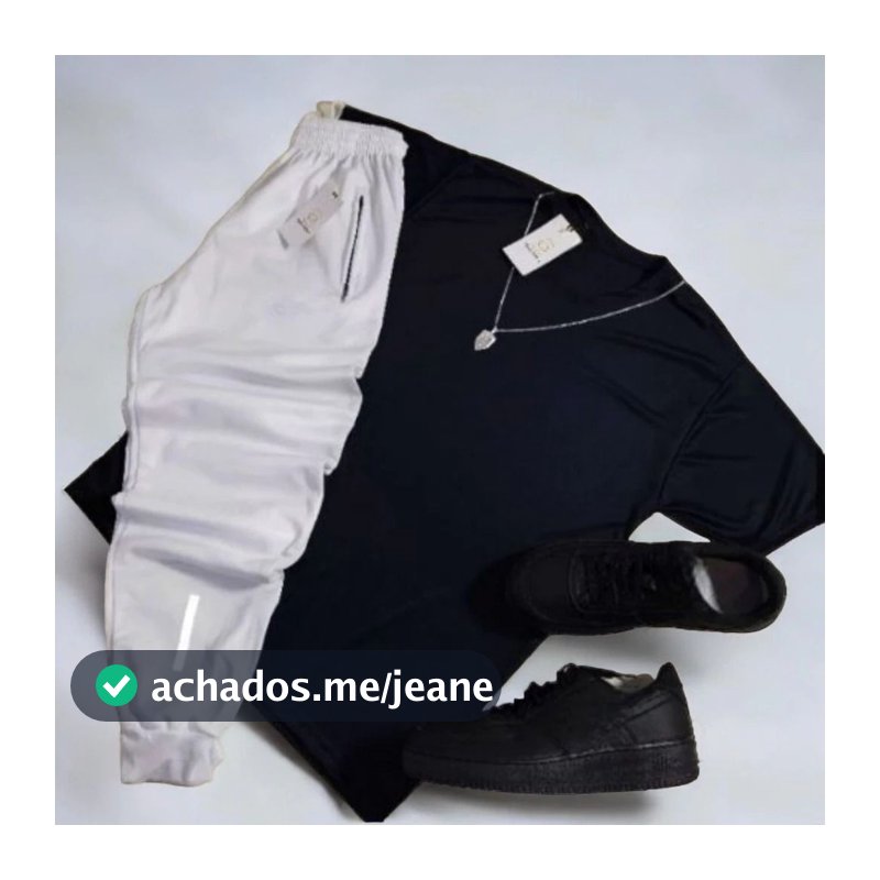 Kit Camiseta Dry Fit + Calça Jogger Refletiva Masculina Treino Academia
