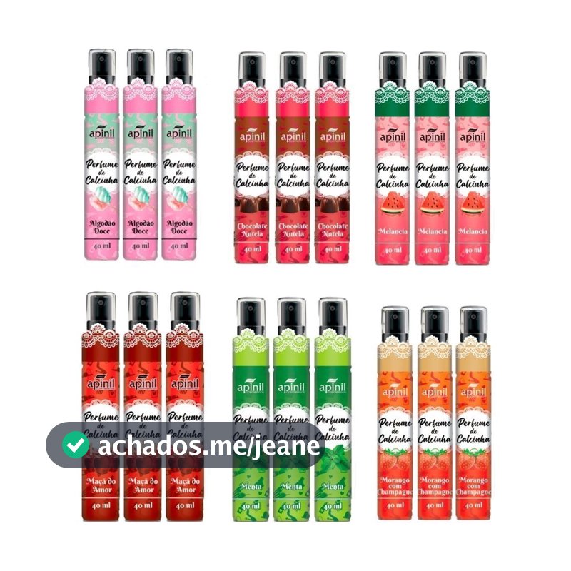 KIT 3 Perfume Spray Intimo Arómatico Sensual - Apinil SEX SHOP Produtos