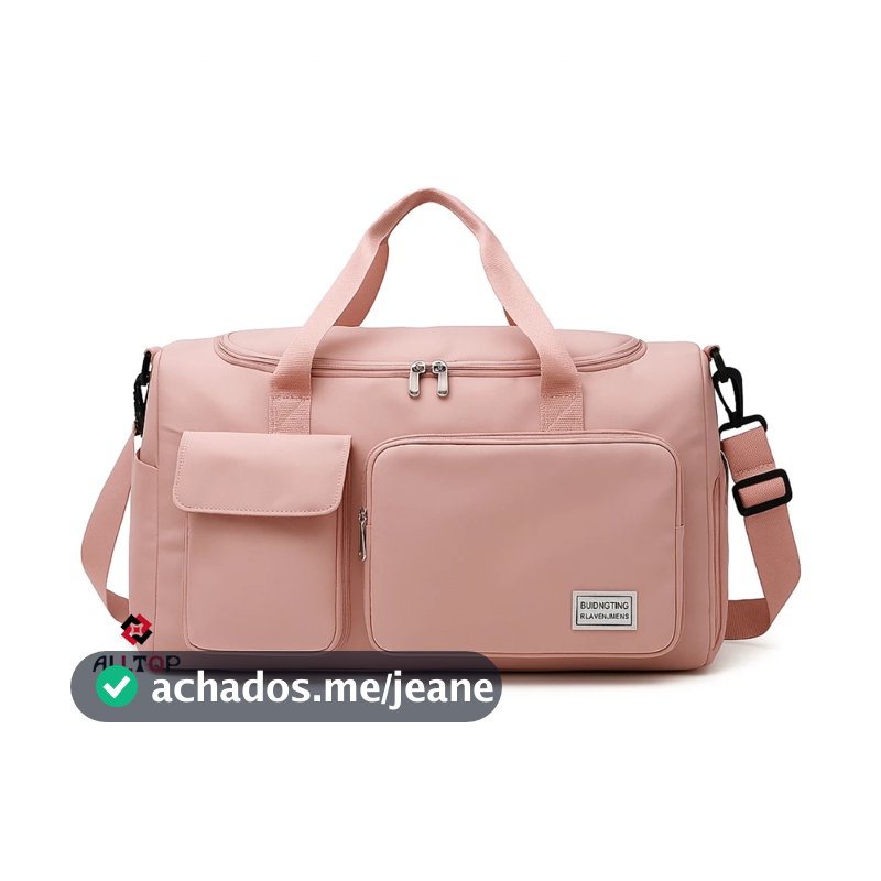 Bolsa De Viagem Sport Com Bolso Impermeável Alça Lateral 30L Capacidade