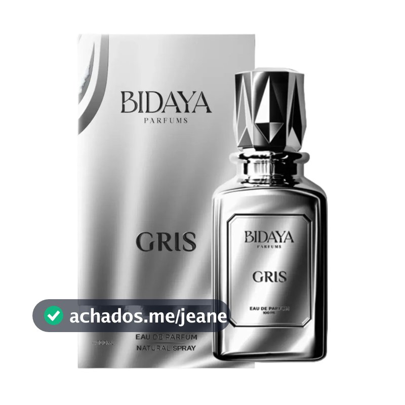 Perfume Árabe Bidaya Gris Eau de Parfum EDP Masculino 100ml Original