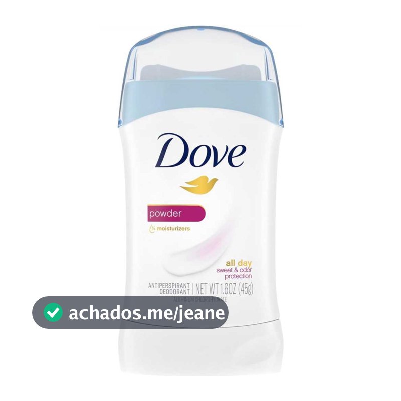 Desodorante Antitranspirante Stick Dove Powder 45g