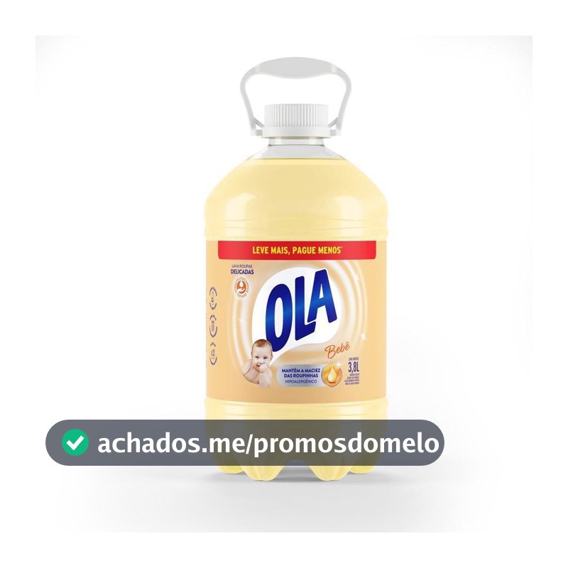 Lava Roupas Ola Bebê 3,8L