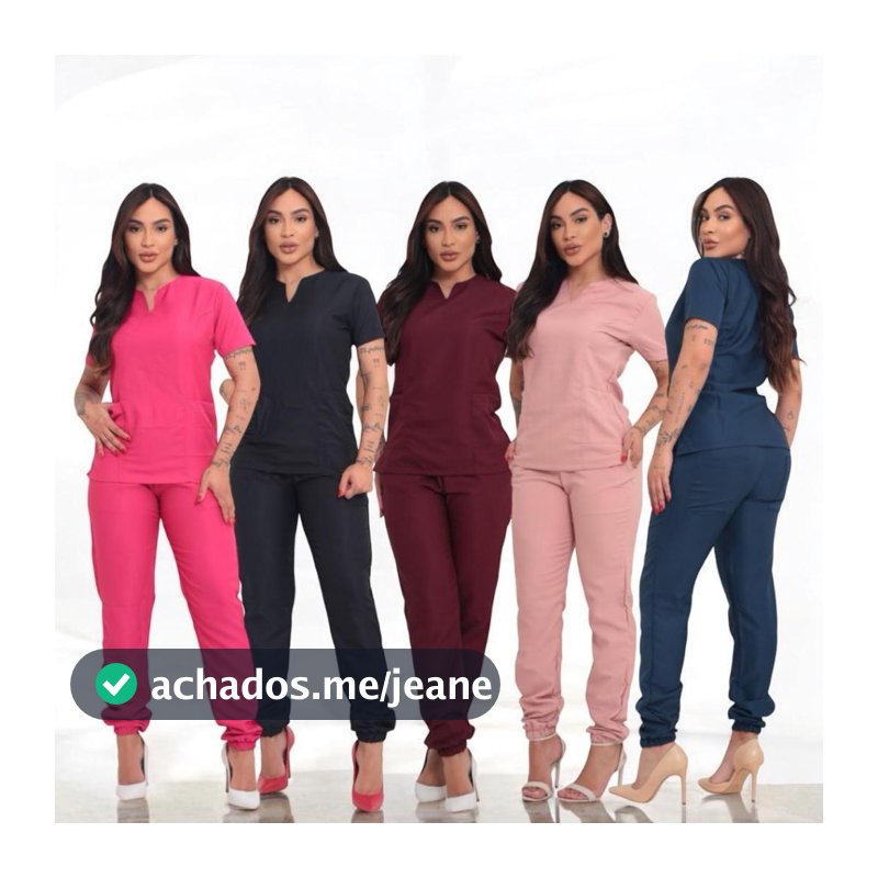 Feminino Hospitalar Pijama Cirúrgico Varias Cores Uniforme Profissional Lash Designer Manicure