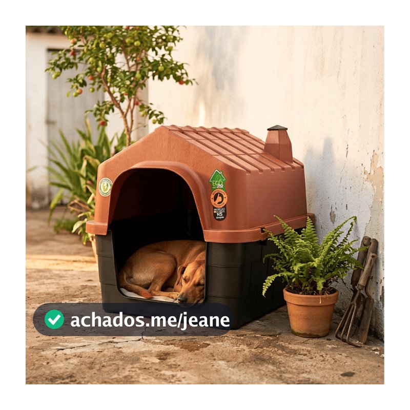 Casinha de Cachorro Extra Grande Porte N5 Desmontavel Casa Plastica com Proteção UV Resistente