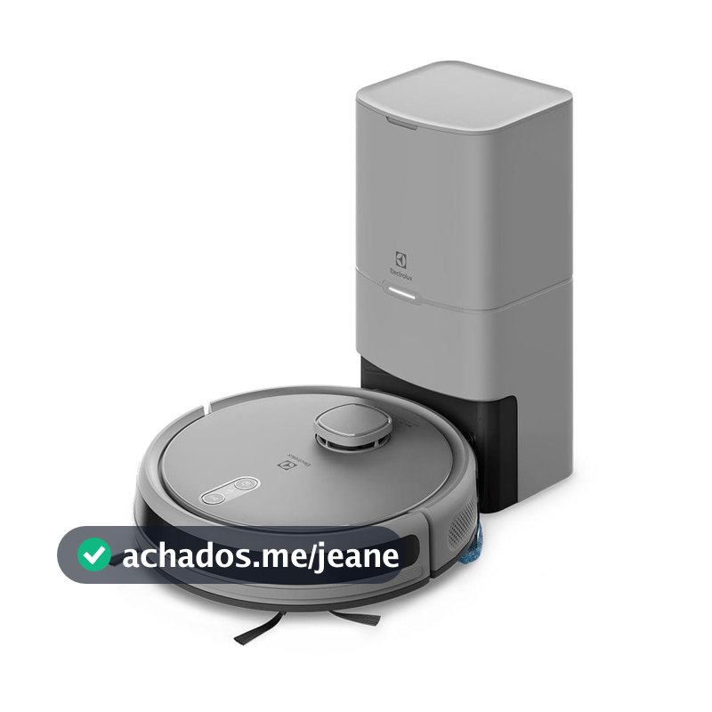 Robô Aspirador Electrolux 4 em 1 Wi-Fi Experience até 1h40 Mapeamento e Base Autolimpante (ERB80)