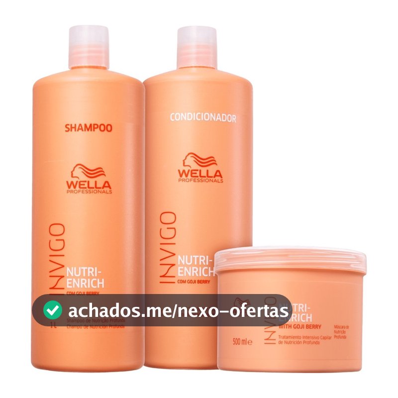 Kit Wella Invigo Nutri Enrich (3 Produtos) Original
