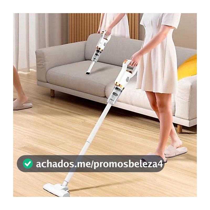 Aspirador de Pó 2 em 1 Limpeza Portátil Sem Fio Multifuncional Para Limpeza De Casa Manual