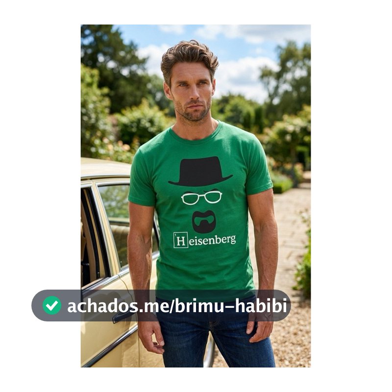 Camiseta Masculina Véi Nerd Breaking Bad